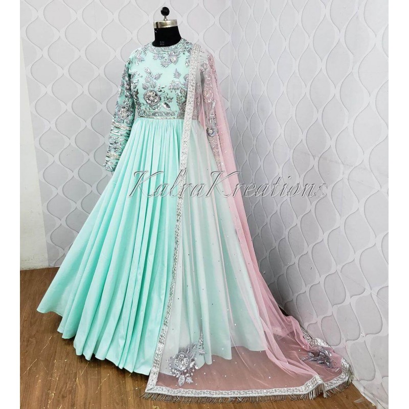 anarkali gown design