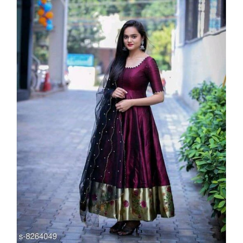 anarkali suit gown