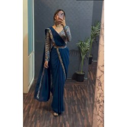 Gorbandh Jacket Saree with Belt for party and wedding