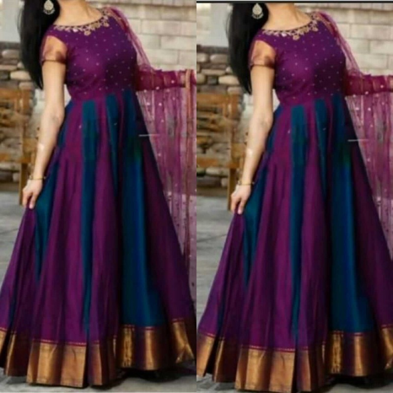 fully stitched anarkali dress