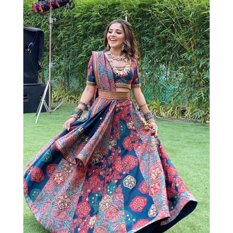 South Indian Fashion Style Designer Made Lehenga Choli