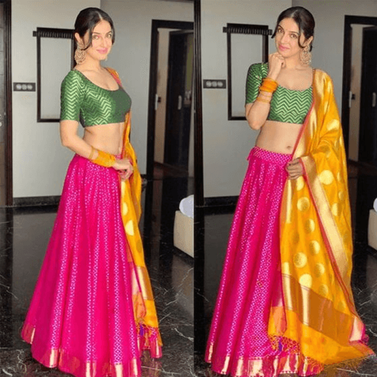 anarkali suit se lehenga banana