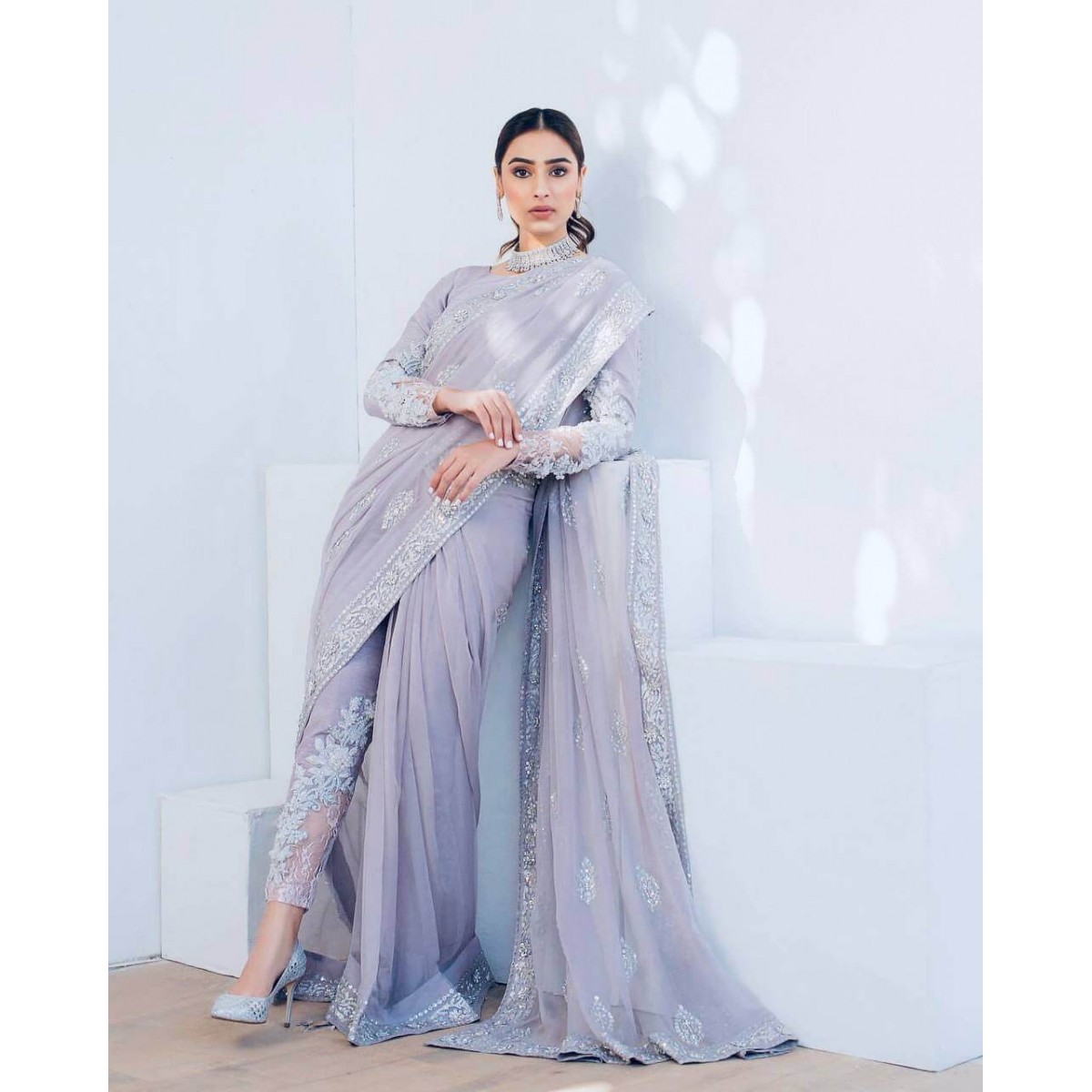 Silk Ready to Wear Sarees - Buy Readymade Sarees Online - Clothsv 2