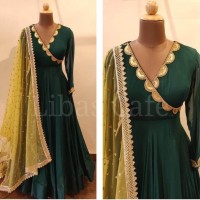 anarkali gown design