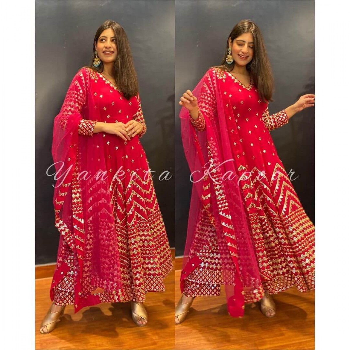 karva chauth special sharara suit